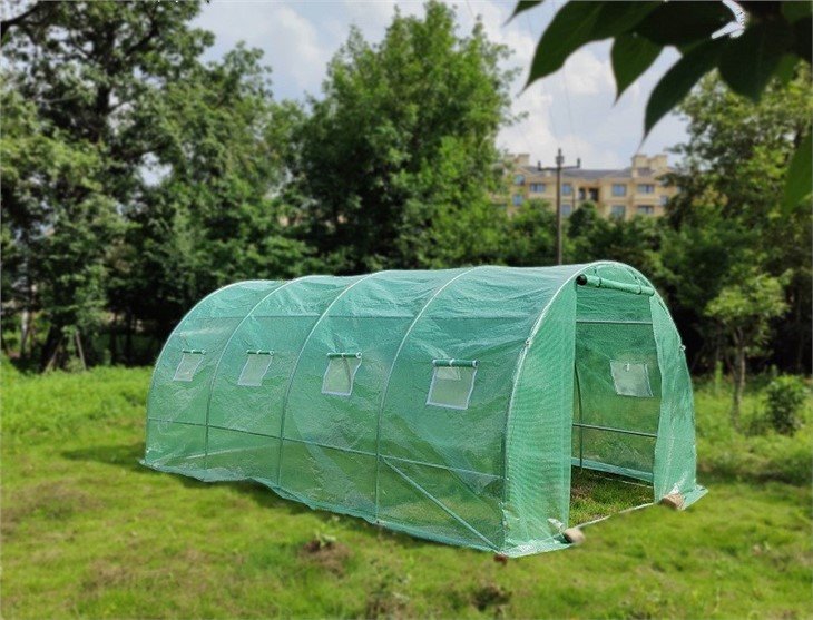 10x20 greenhouse kit in garden ready to use